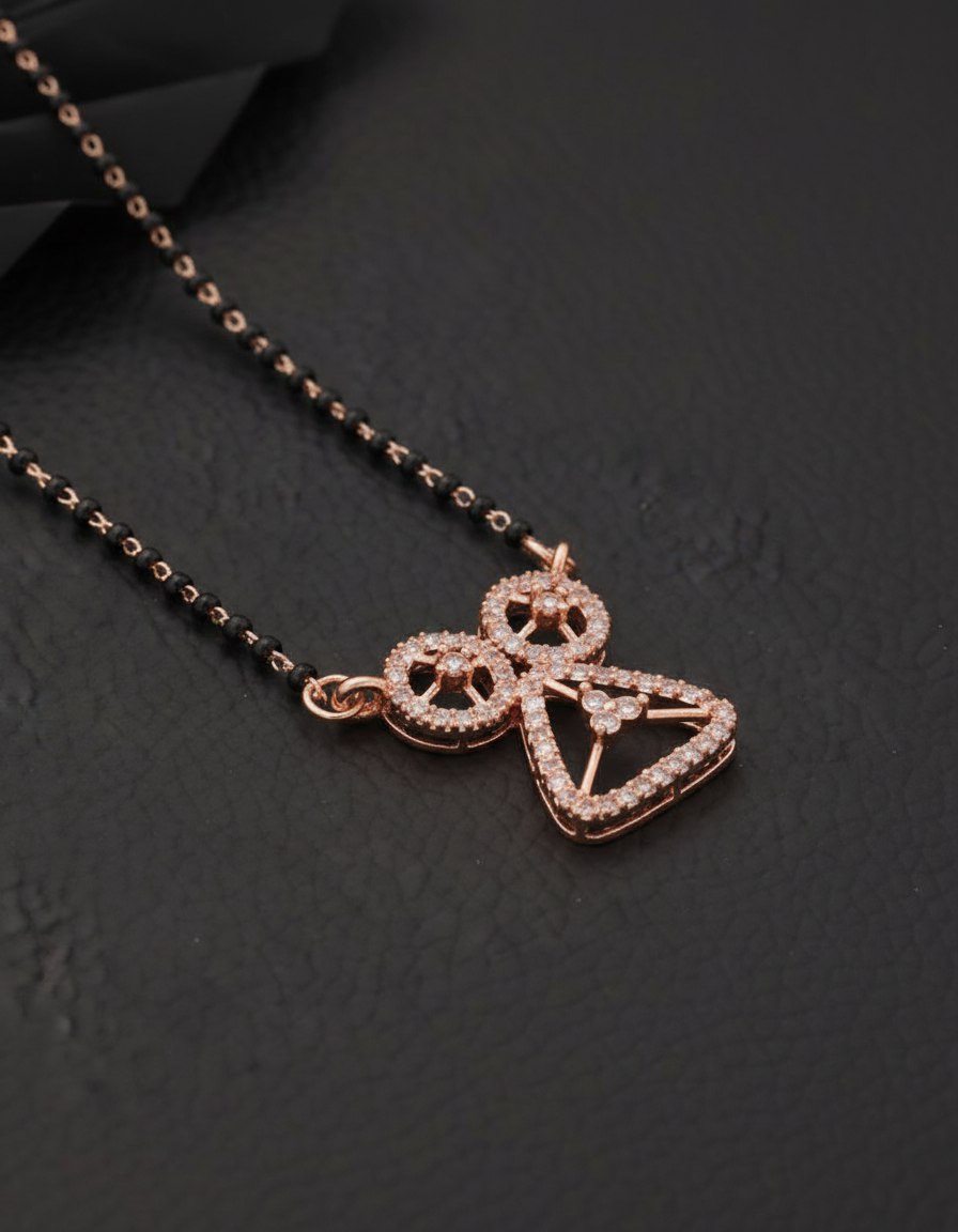 Rose Gold Mangalsutra Pendant