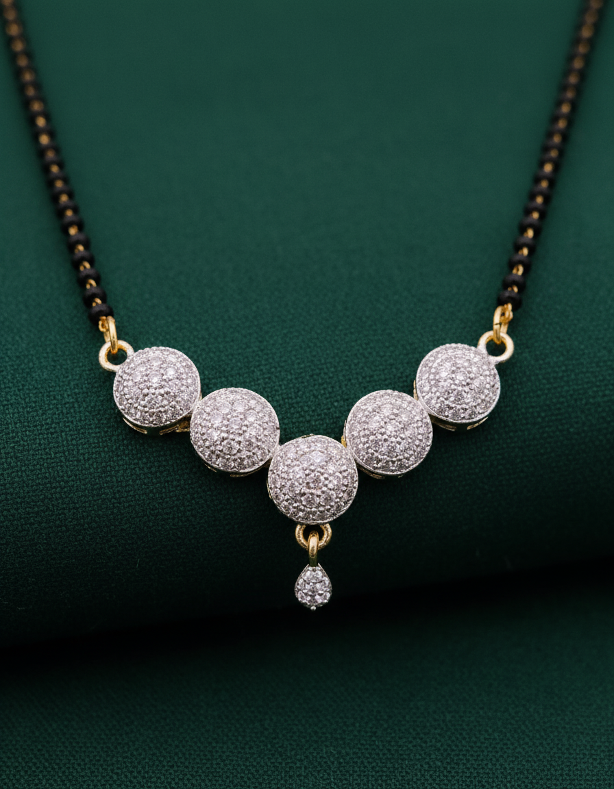 Pearl Cluster Mangalsutra