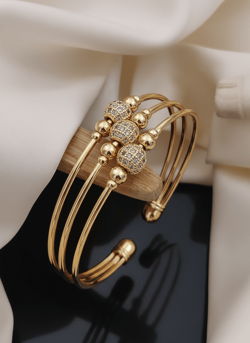 Classic Golden Kada Bracelet
