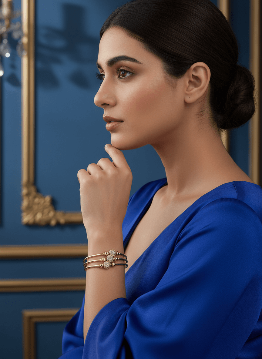 Classic Golden Kada Bracelet