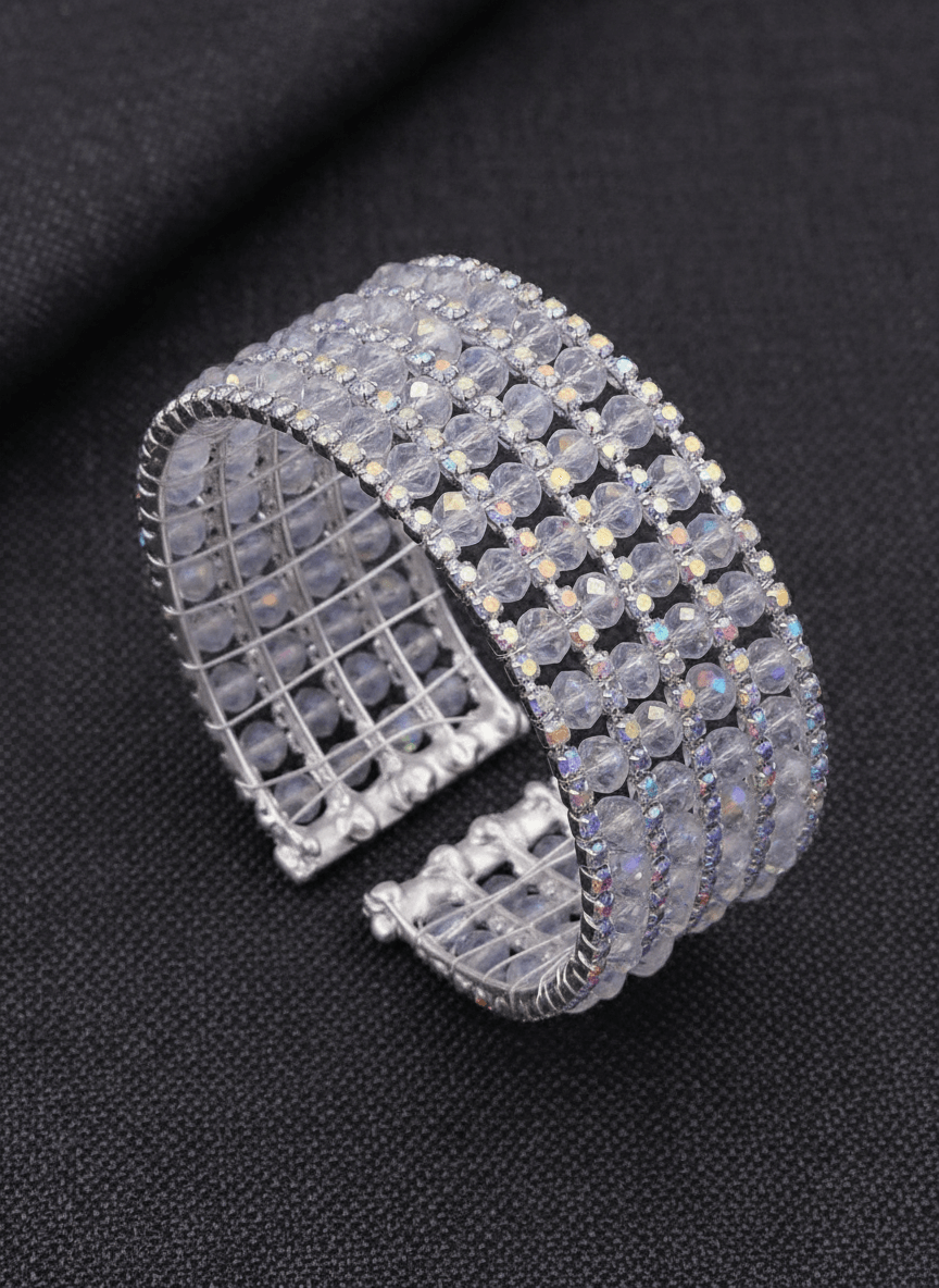 Elegant White Stone Bracelet
