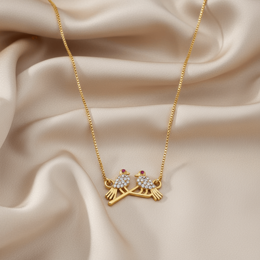 Love Birds Necklace For Women & Girl