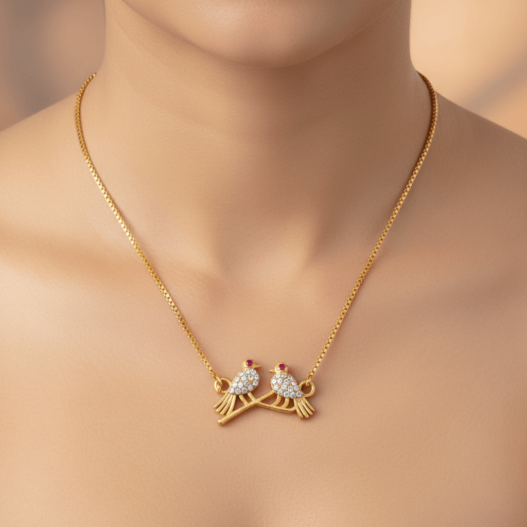 Love Birds Necklace For Women & Girl
