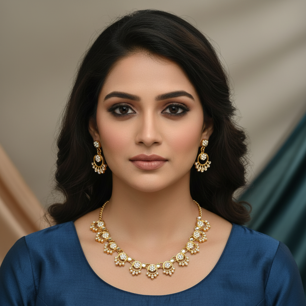 Aishwarya Radiant CZ Necklace Set