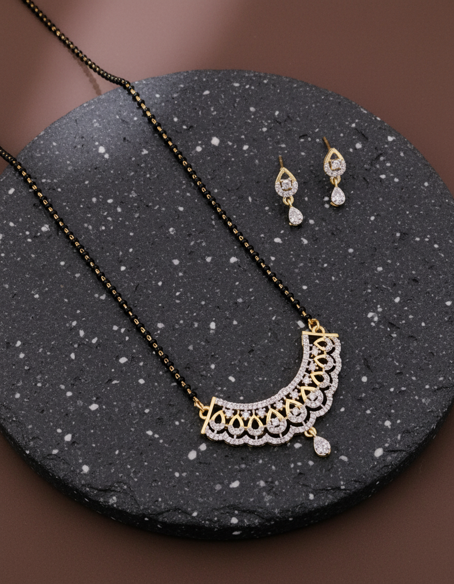 Royal Crest Glod Plated Mangalsutra