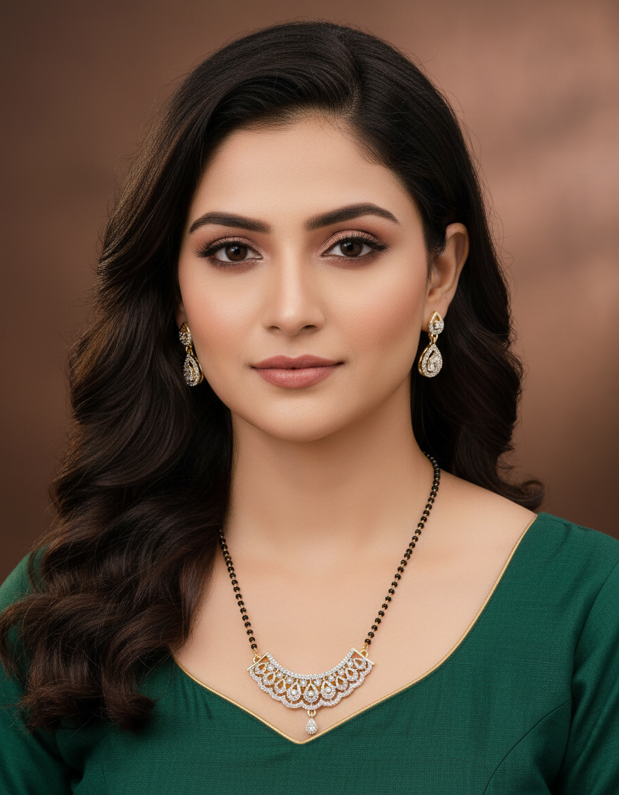 Royal Crest Glod Plated Mangalsutra