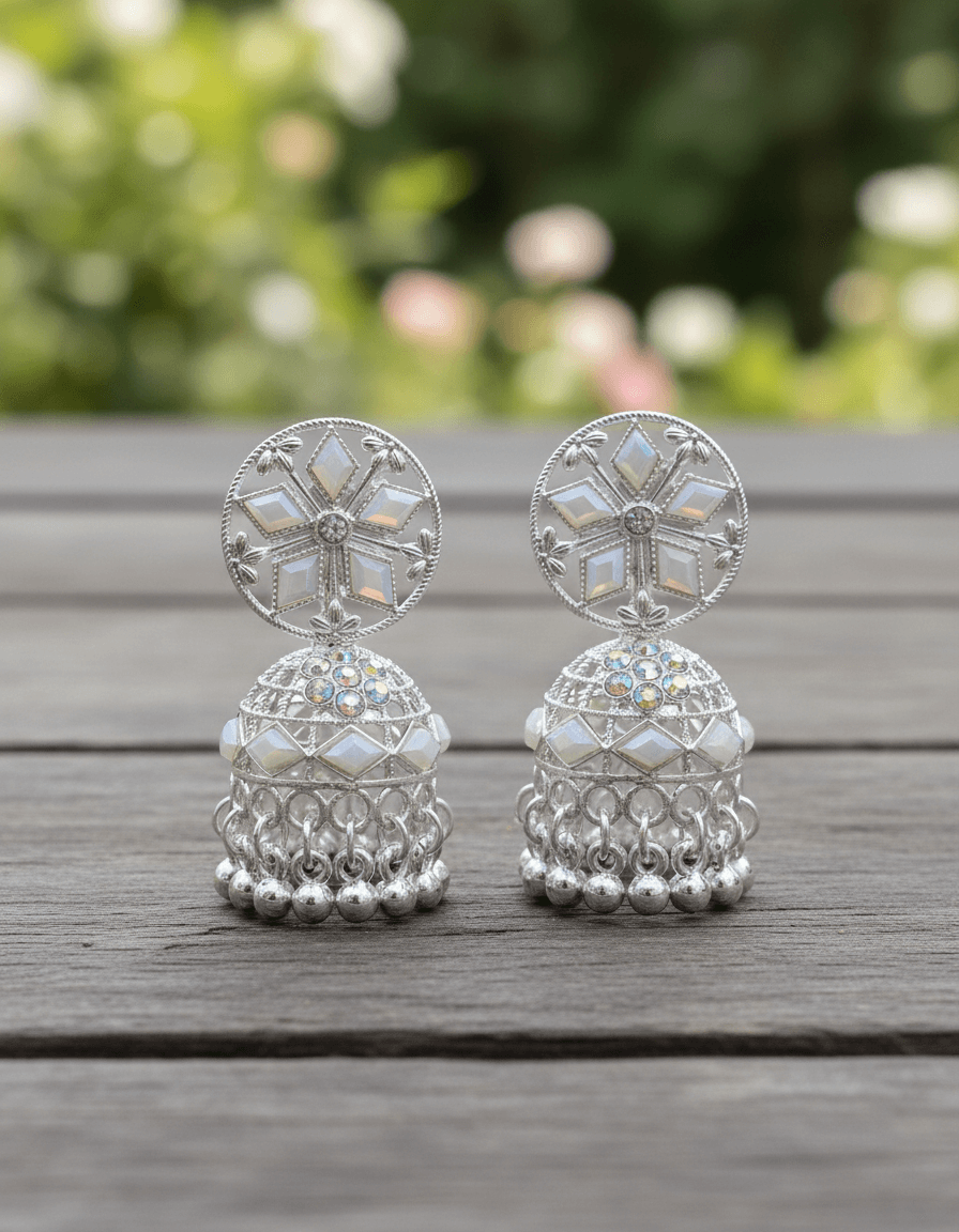 Silver Earrings For Women & Girl