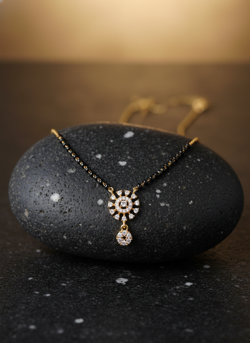 Mrunal FloralDrop Mangal Sutra