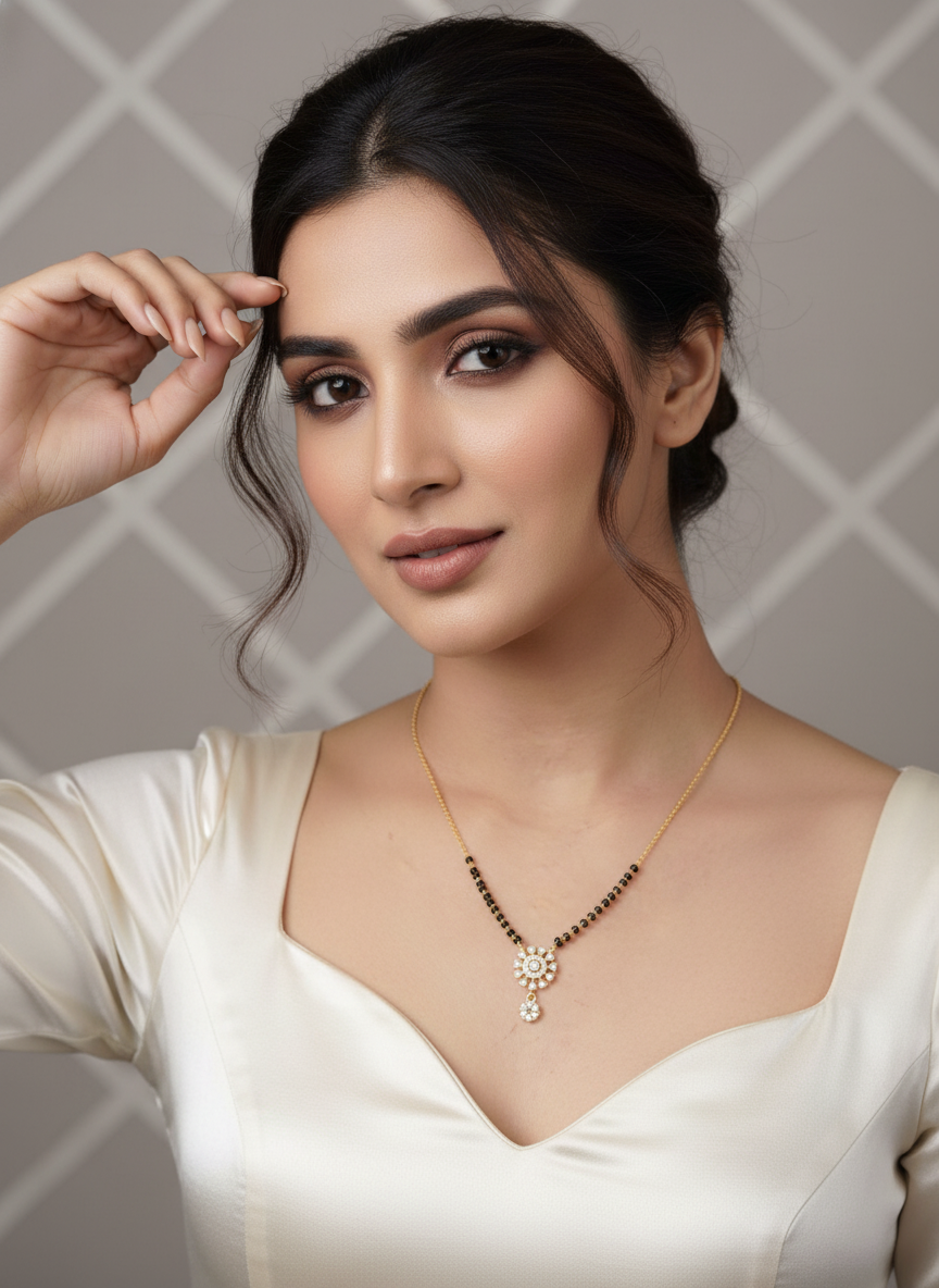 Mrunal FloralDrop Mangal Sutra