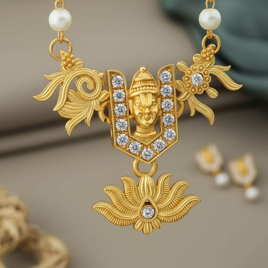 SaiRam Divine Pearl Necklace Set