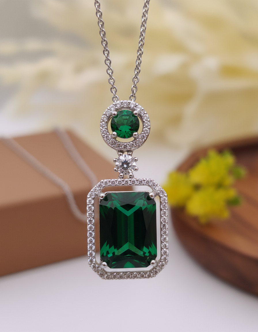 Winny Stone Pendant - Green