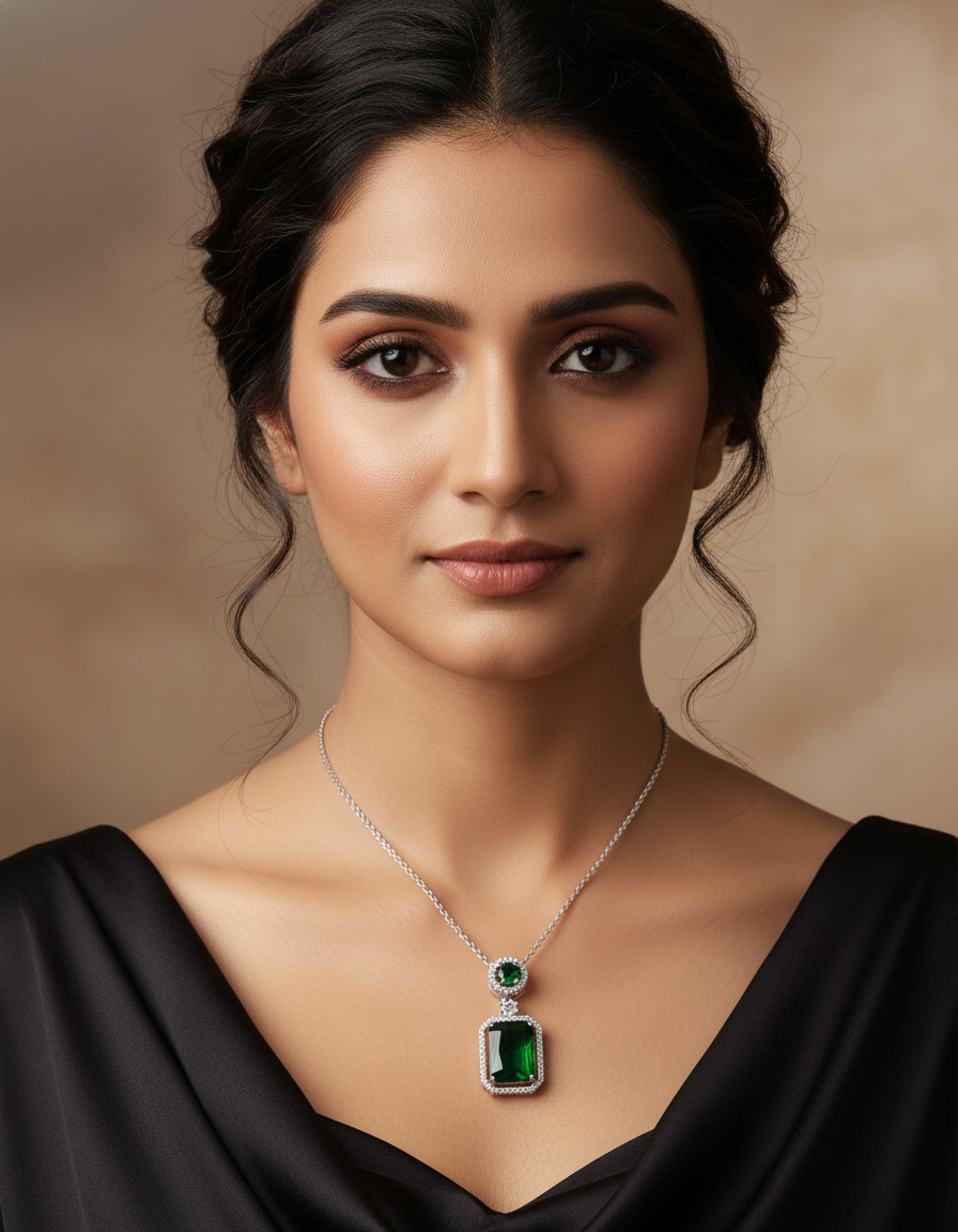 Winny Stone Pendant - Green