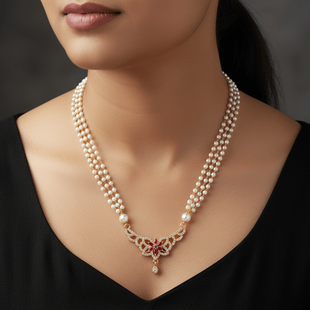 Star Pearl Necklace