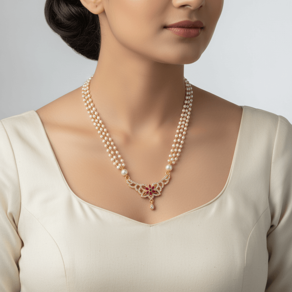 Star Pearl Necklace