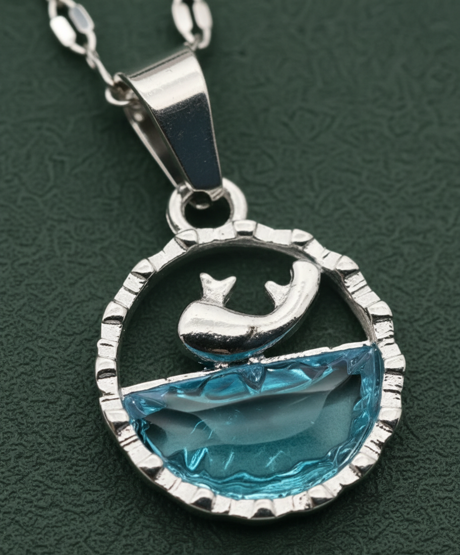 Dolphin Crystal Charm Design