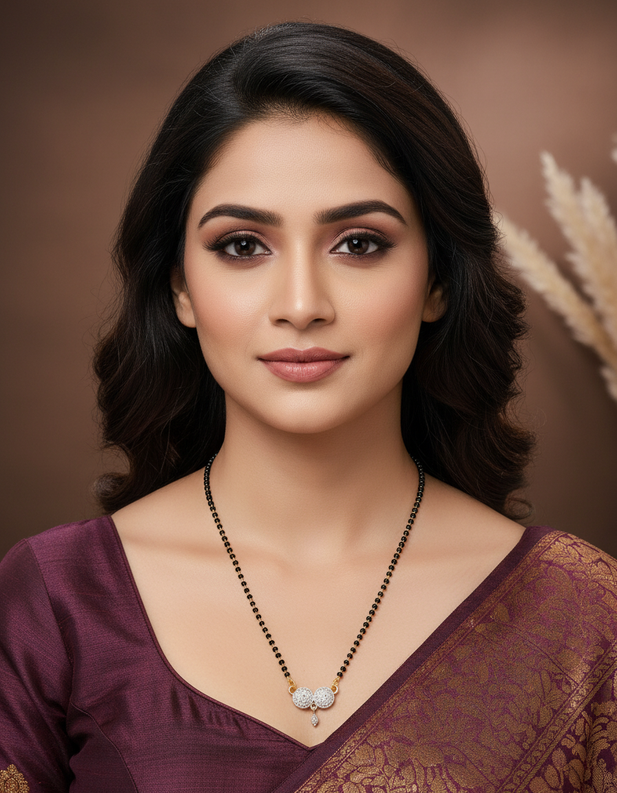 Twin Pearl Mangalsutra