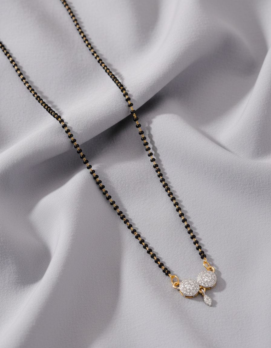 Twin Pearl Mangalsutra