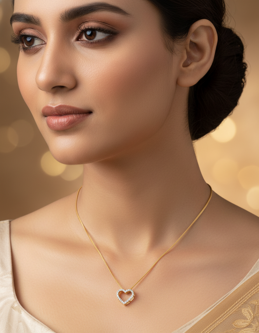 Kiara Classic Heart Necklace