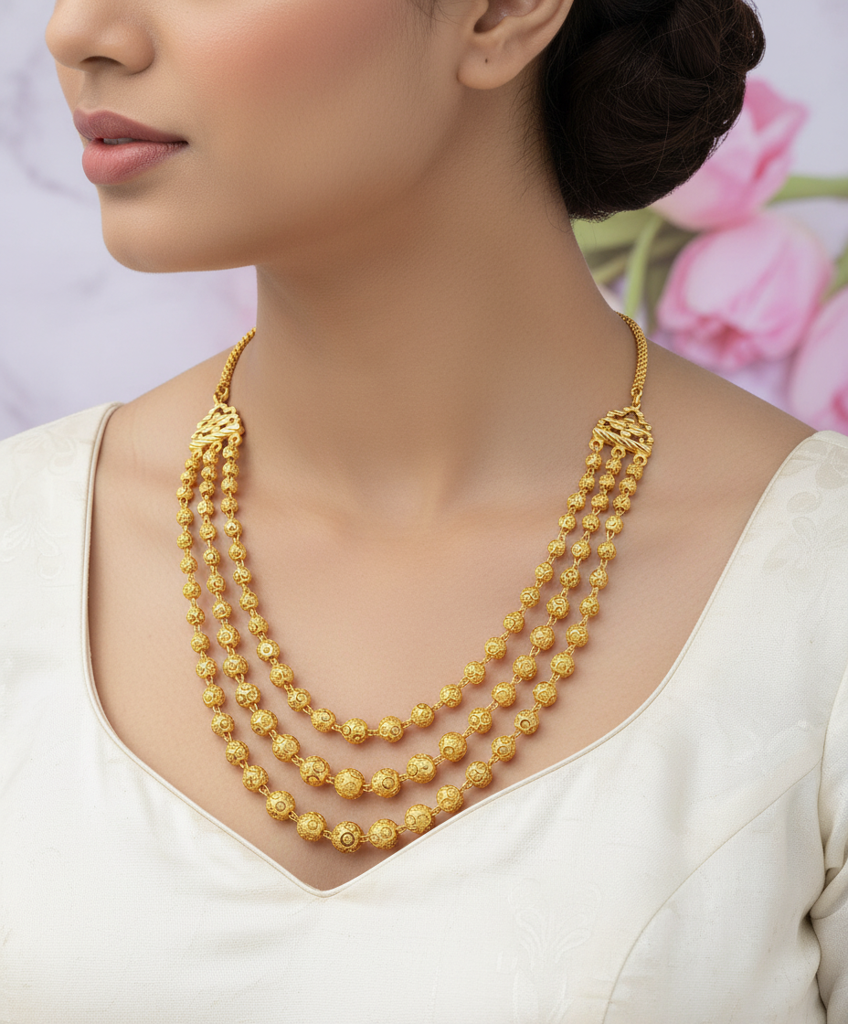 3 Layer Golden Mala