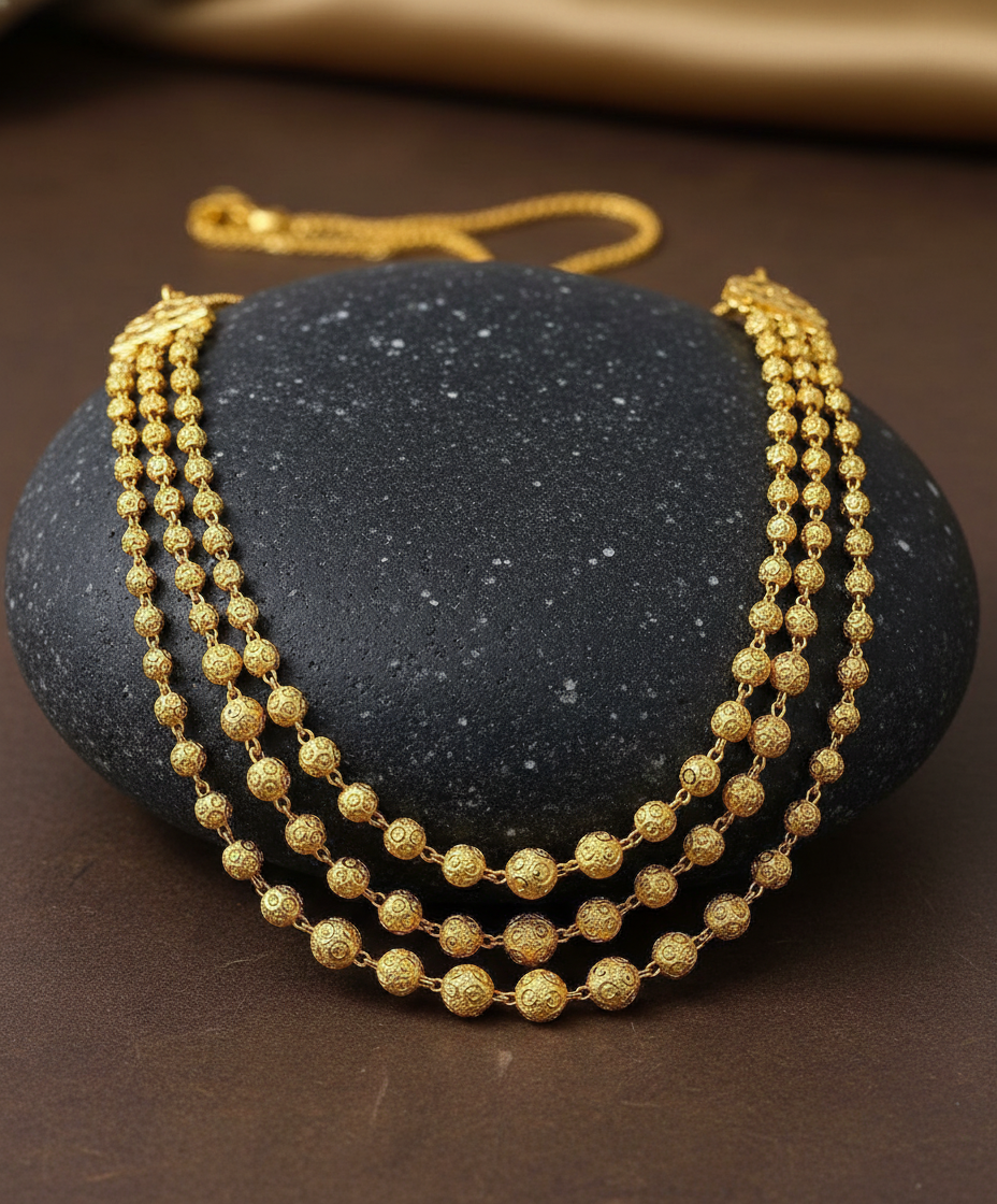 3 Layer Golden Mala