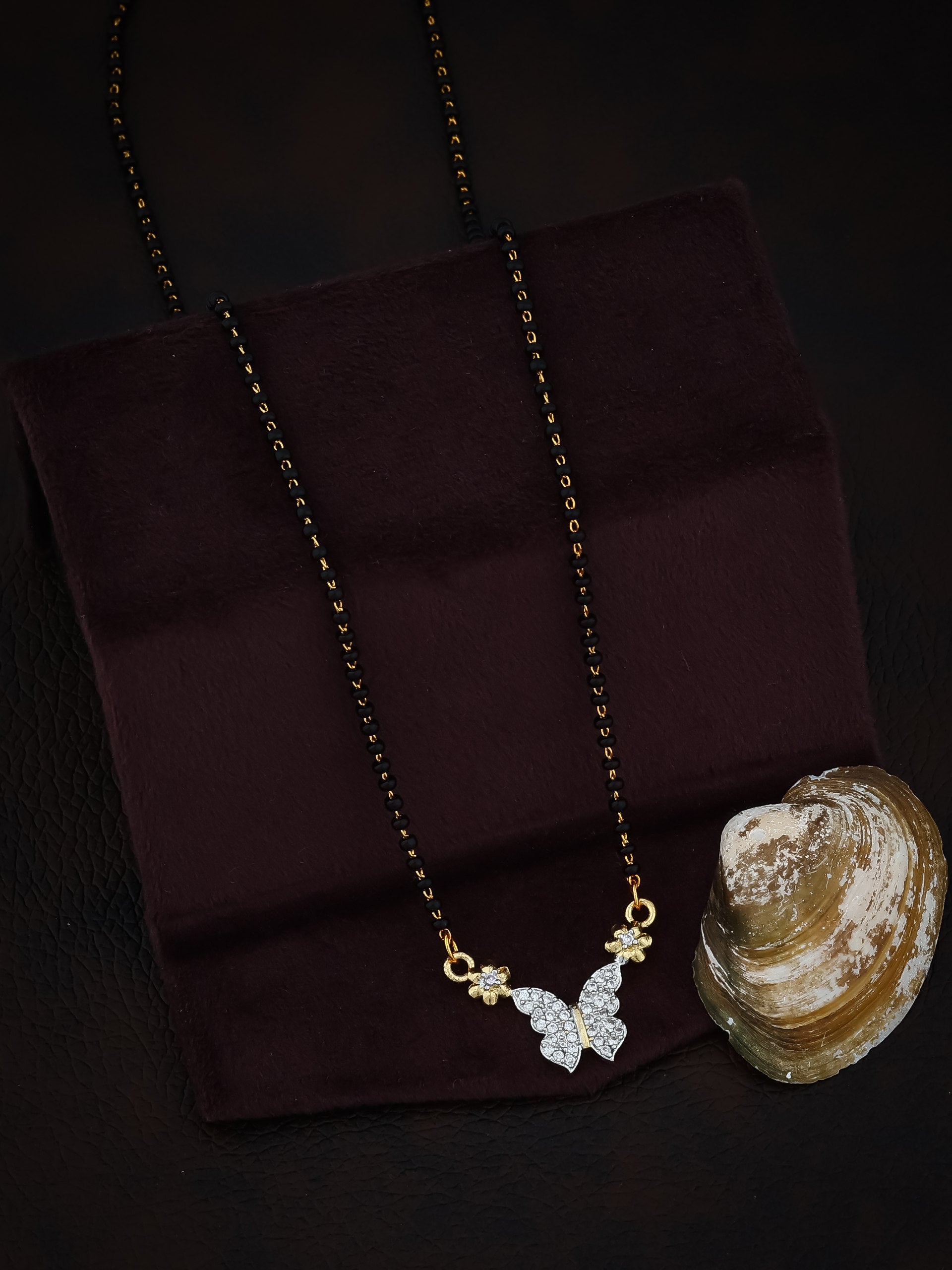 Ananya Butterfly Charm Mangal Sutra