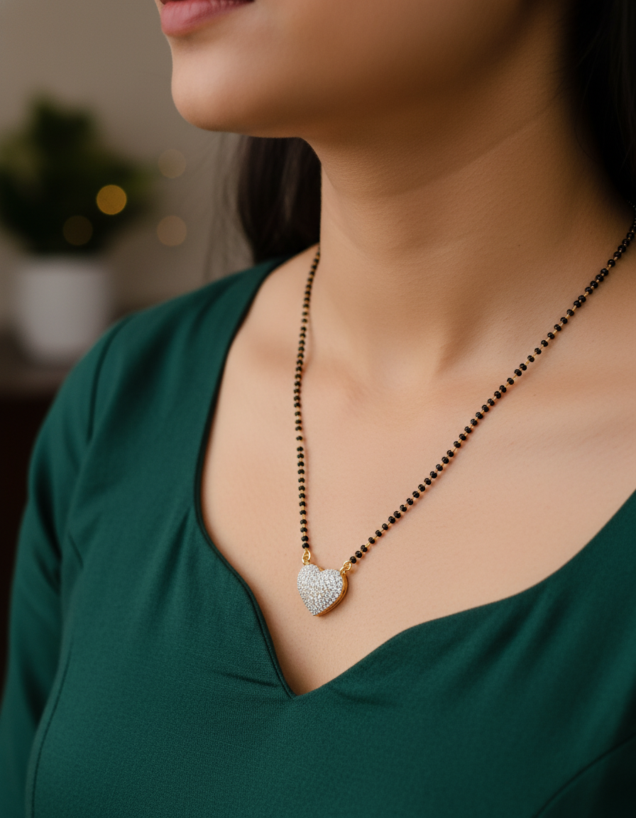 Heart Glow Mangalsutra