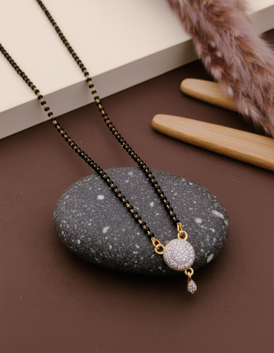 Pearl Halo Mangalsutra